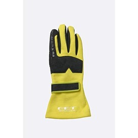 FET Sports 71172009FT3DGL9 3D Racing Gloves Yellow x Black L Size