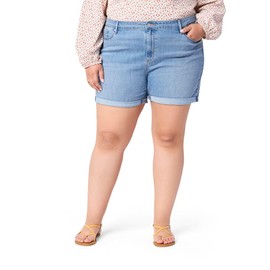 Levi Strauss Signature Gold Women's Mid-Rise Shorts (Available in Plus Size), (New) Wavelength, (New) Wavelength, 20 Plus