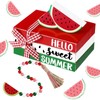 6 Pcs Watermelon Tiered Tray Decor Rustic Watermelon Summer Decor