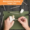 20 Pcs Sanding Stick Double End Matchsticks Sanding Twigs Coolrunner