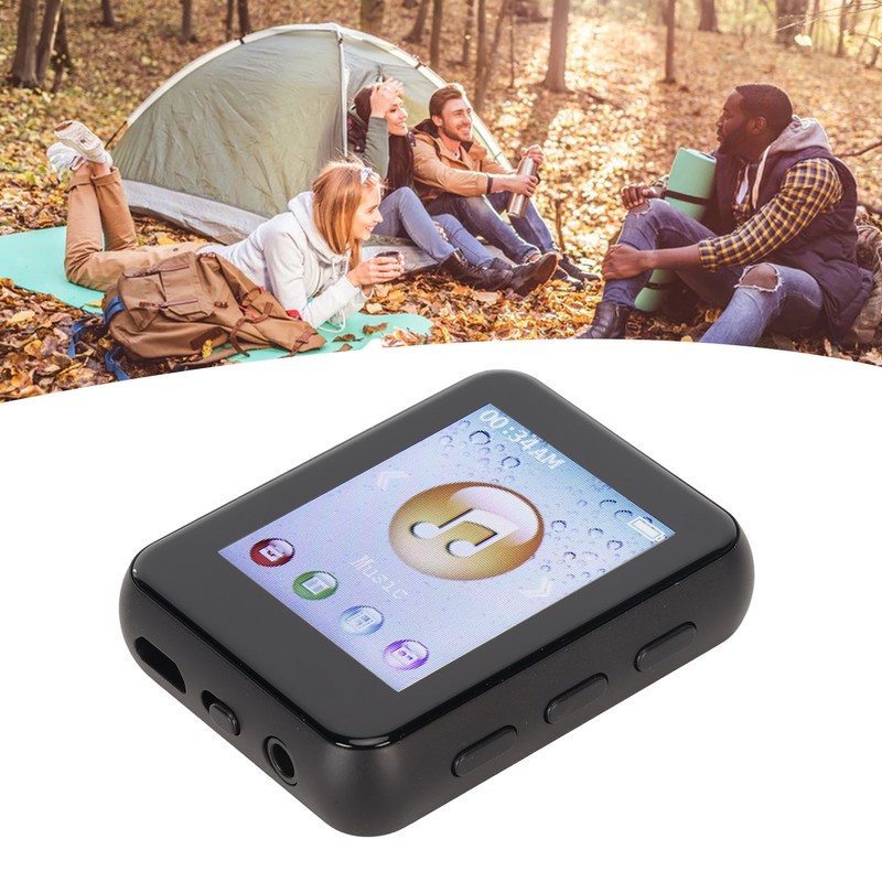 MP3 Bluetooth Player HiFi Lossless 1.8 Inch Touch Screen Support