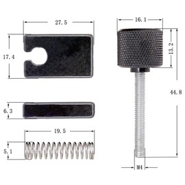 JIVIMOCO 1 Piece Black Bridge Saddle for Headless Bass Bridge Accessories, Replacement Parts, Guitar Accessories,