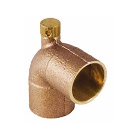 90 Degree Copper Drain Elbow 1/2"