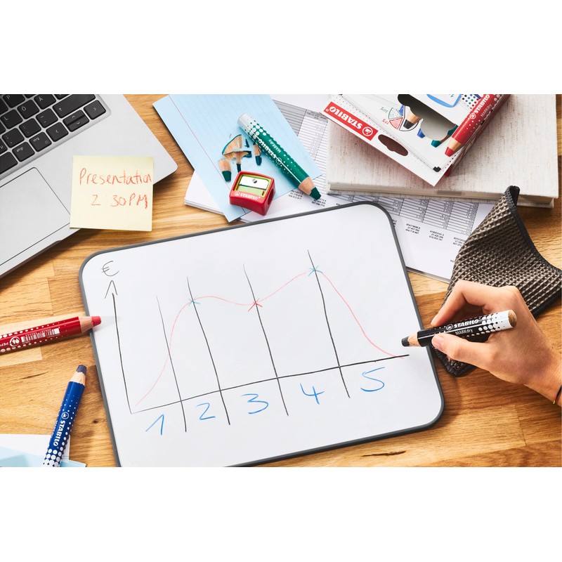 STABILO MARKdry - Whiteboard and Flipchart Marker - Pack of