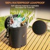 Waretary Trash Can for Car Garbage: Leakproof Silicone Car Waste