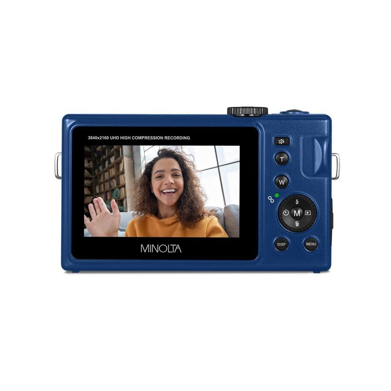 Minolta MND25 Digital Camera, 48 MP Autofocus, 4K Ultra HD