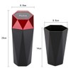 LILOVE Car Rubbish Bin Eco-friendly Plastic Car Trash Can With