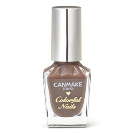 Canmake Colorful Nails N72 Marron Glace, High Color, Quick Drying, Brown Latte, Jam, Syrup, Sheer, 0.3 fl oz (8 ml)
