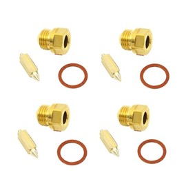 Set of 4 - Genuine Honda 2.5 Float Needle Valves Assembly - 16011-375-004 - Fits Honda CB750K