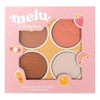 Paleta de rubores e iluminadores Cuarteto de Blushes Mely by