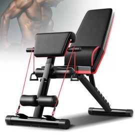 Folding Adjustable Weight Bench Incline Decline Full Body Workout Gym Exercise