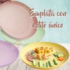 MIXIANG Set 8 Platos Redondo Fibra De Trigo Ecológicos Mx-019