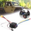 60A Waterproof Brushless ESC Electric Speed Controller for SCX10 1/10