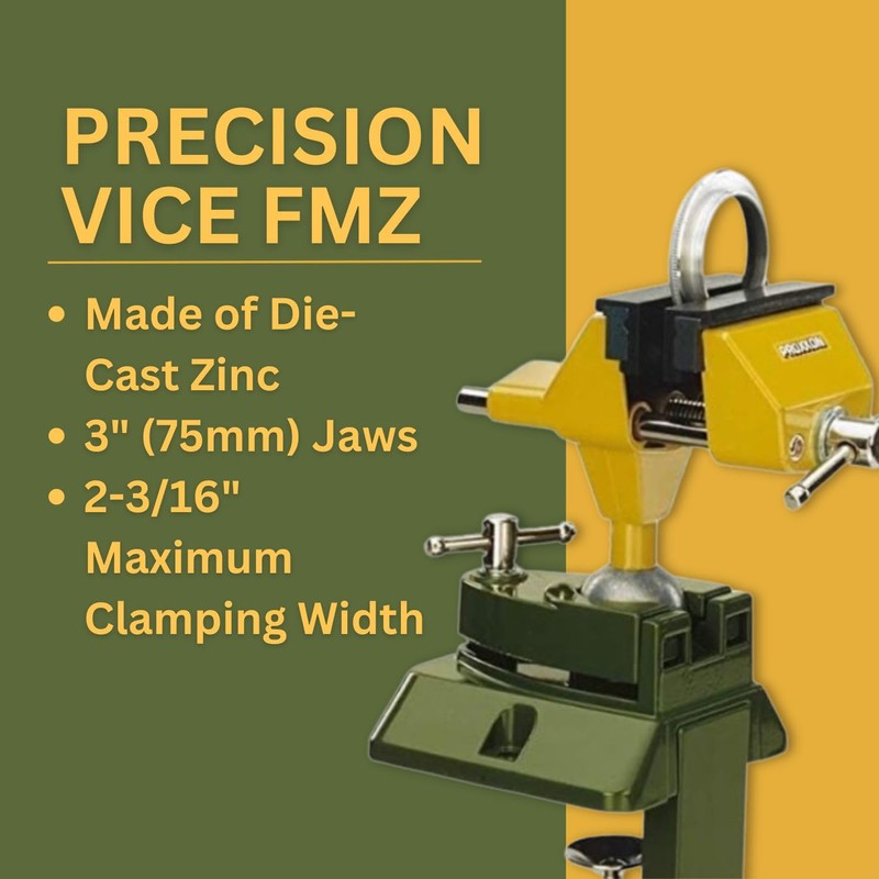 Proxxon 28608 Precision Vise FMZ, with clamp