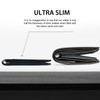 GSOIAX Mens Slim Wallet Rfid Blocking - Color: Black