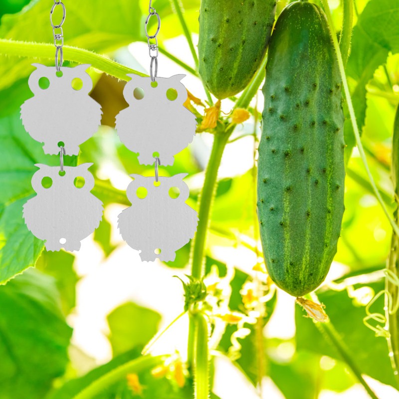 Outdoor Garden Hanging Reflective Deterrent Owl Bird Repellent Garden Supplies