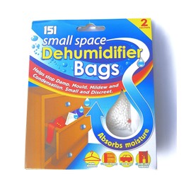 3 x 2pk Small space dehumidifier bags