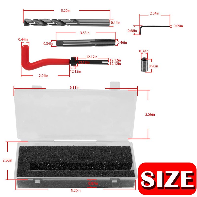 1420 Engine Cylinder Head Bolts Thread Repair Kit for Honda