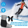 Syhood 2 Pcs Ski Snowboard Boot Fitting Liner Sleeves with