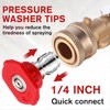 MorningRo 10 Pcs Pressure Washer Nozzle Tips 1/4 Inch Quick