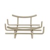 Spectrum Diversified Euro Flat Napkin Holder, Satin Nickel