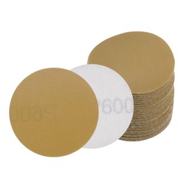 Kozelo 30pcs No Hole Sanding Discs- [ 2 Inch 600 Grit ] Round Hook and Loop Grip Sanding Pads Sheet for Wood Metal Polishing Use| Aluminum Oxide & Zirconium Oxide Sandpaper