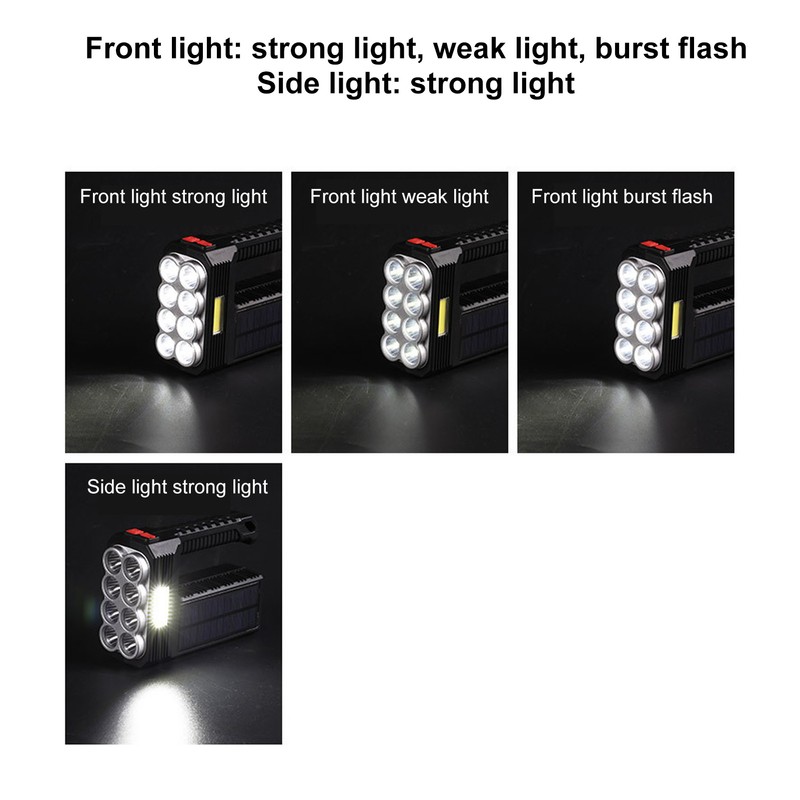 LED Lantern Solar Portable Lamp LED Multifunction Super Bright Outdoor