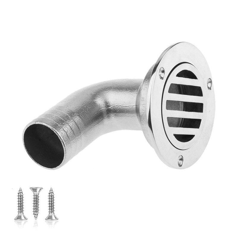 SHENGHUISS Boat Deck Drain,1 1/2 Inch (38MM) 90 Degree Floor