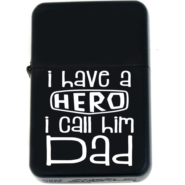 Father Days Special Custom Gifts Infinity Oil Windproof Matt Black