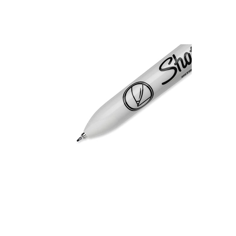 Sharpie Retractable Fine Point marcadores permanentes, (74745pp) (1-Pack de 3),