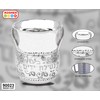 Stainless Steel Netilat Yadayim Cup – Medium 5.25” Floral Pattern