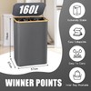 Hampers for Laundry Basket with Lid, 160L Extra Large 3