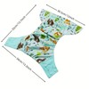 Asenappy Cloth Diapers 6 Pack with 6 Inserts & 1