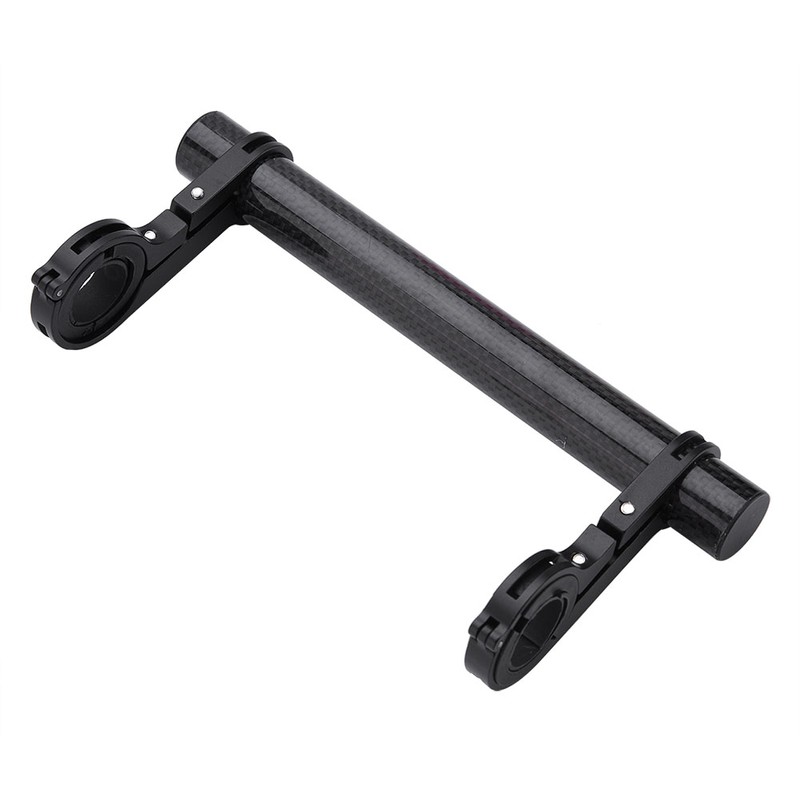 20cm Durable Double Handlebar Extension Mount Carbon Fiber Extender Holder