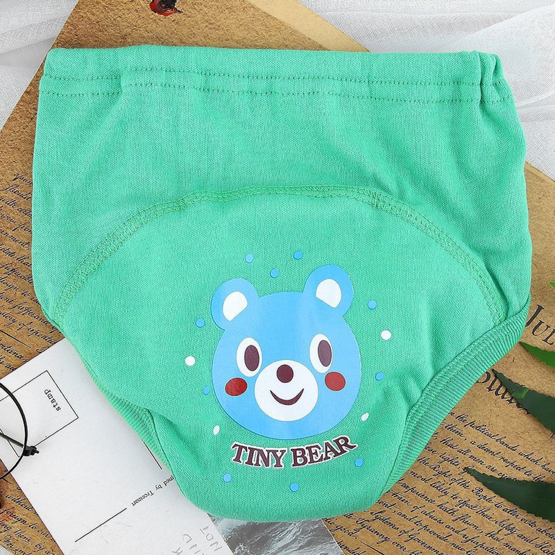 4PCS Baby Cloth Cartoon Waterproof Diapers Nappies Toddler 4 Layers