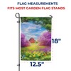 America Forever Spring Farmhouse Garden Flag 12.5 x 18 inches