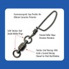 American Fishing Wire 3 Stainless Steel Ball Bearings Snap/Swivel (2-Piece),