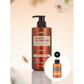 Honey & Macadamia Nature Shampoo 500ml x 2 (select scent) + giveaway / 허니&마카다미아 네이처 샴푸 500ml 2개 (향 선택)+증정