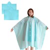 Natuce Pack of 2 Rain Ponchos Waterproof Raincoat PEVA Portable