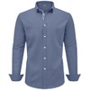 Sailwind Men's Denim Button Down Shirts Long Sleeve Chambray Stretch