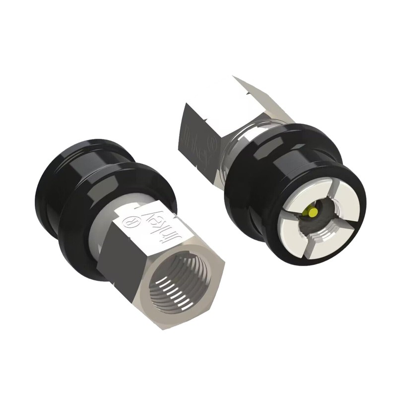 JINKEY Lock On Air Chuck for Schrader Valve, 1/4" FNPT
