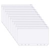 10 Binder Pockets A5/A6 Clear Binder 6 Holes Transparent Zipper