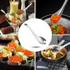 4 PCS Caviar Spoon Professional Spherification Spoon Slotted Spoon Stainless