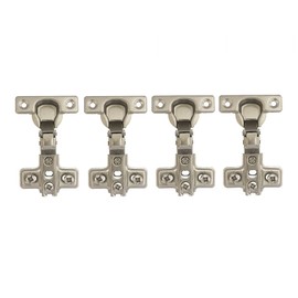 LIKERAINY 95 Degree Inner Stop Hinge 26 mm without Damper for Furniture Kitchen Cabinet Wardrobe Cabinet Door Automatic Hinge Inset Hinges Pack of 4