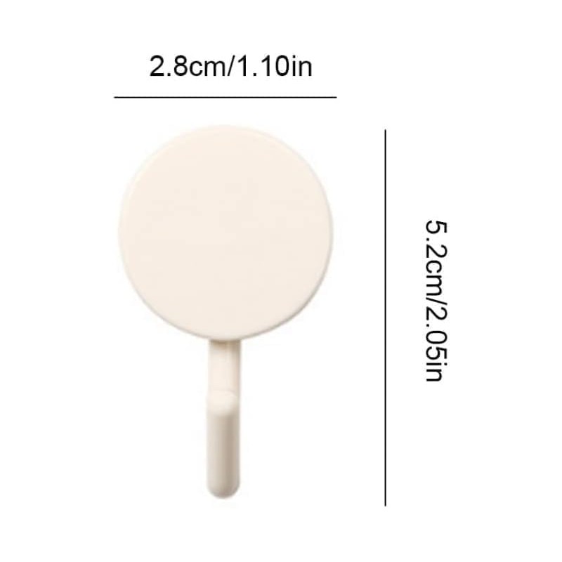 5Pcs Decorative Self-Adhesive Wall Hooks Cute Utility Hooks,Key Hooks for