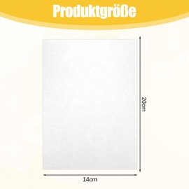 Pack of 40 Shrink Film Shrink Film Printable Transparent Shrink Plastic for Making with Coloured Pencils Hand-Painted Crafts (A5.20 x 14 cm) Shrink Film (20 x 14 Paper x 40)