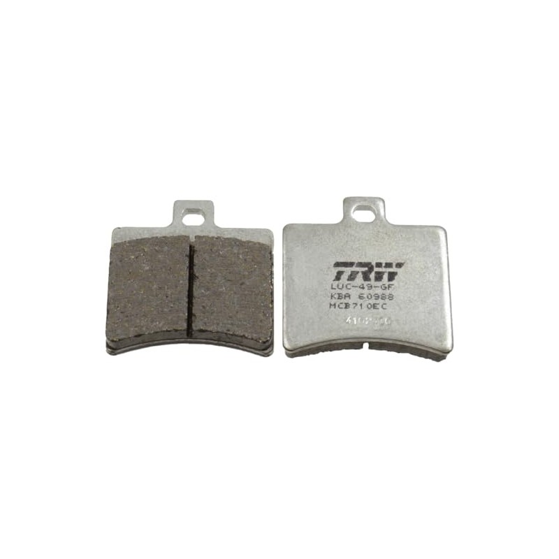 TRW MCB710EC Organic Low Budget Brake Pad Set for Aprilia