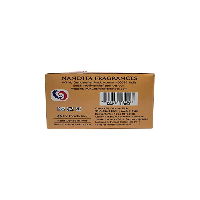 Nandita Saffron Sandal Premium Masala Incense Sticks - Pack of
