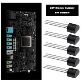 The Lord of the Tools Pack of 200 2N4401 TO-92 NPN Transistor 40V 0.6A for Electronic DIY Project Amplifier Solar Panel Charger Circuit Product Development Switching Power Supply