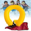 Portable Adults Inflatable Life Jacket Waist Belt with Reflective Tapes